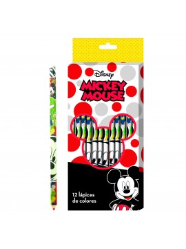 LAPIZ COLOR MICKEY x12 LARGOS