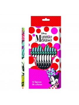 LAPIZ COLOR MINNIE x12 LARGOS