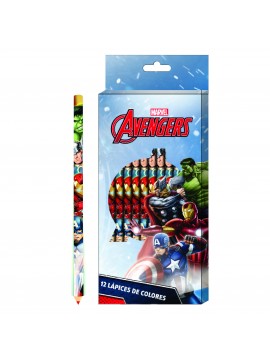 LAPIZ COLOR AVERGERS x12 LARGOS